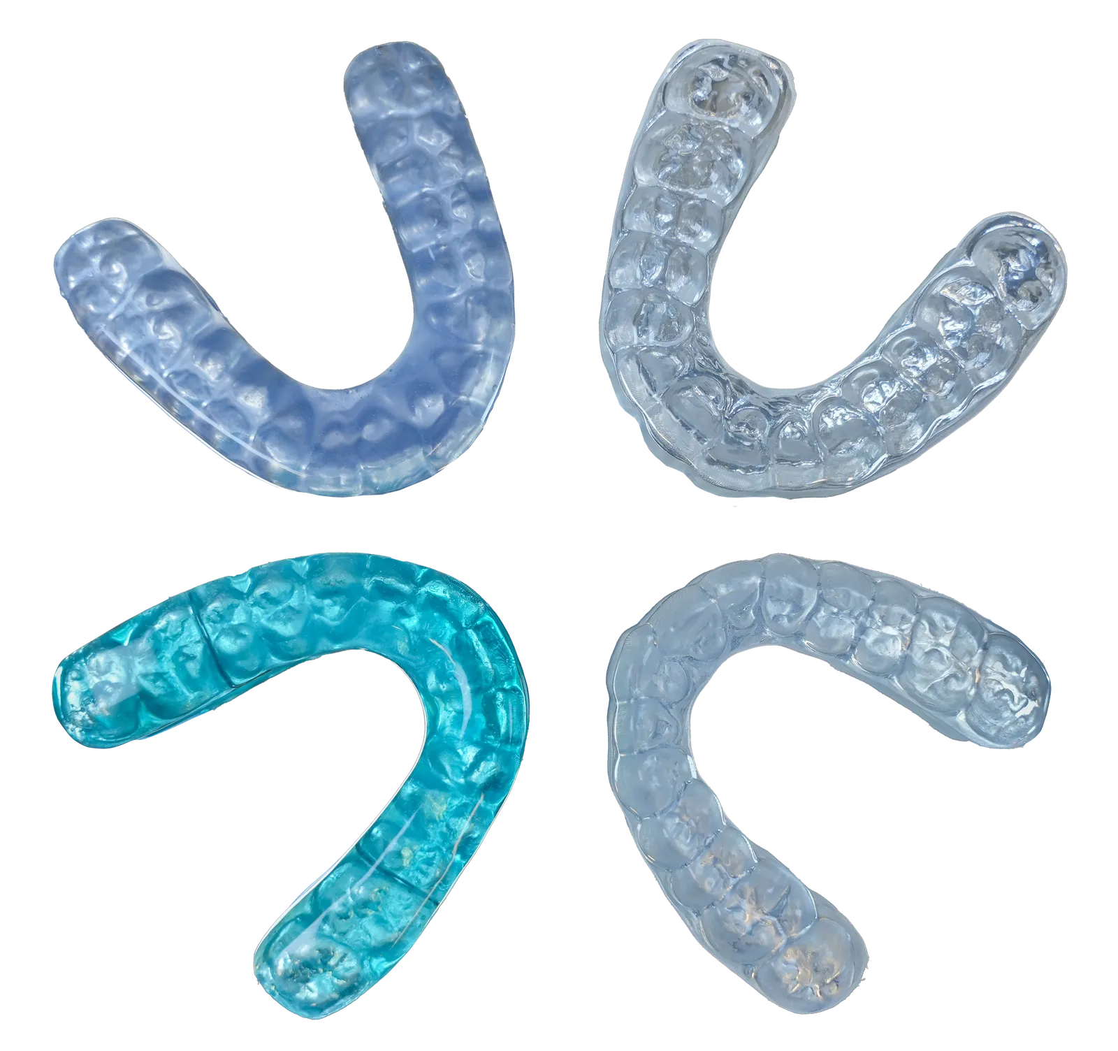 Four Clear Fusion guard types, from soft to hard